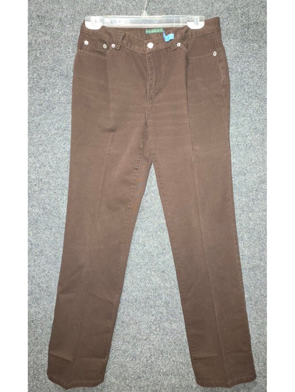RL36. Vintage Lauren Jeans Co Ralph Lauren Brown Straight Leg Jeans Size 4 Y2K